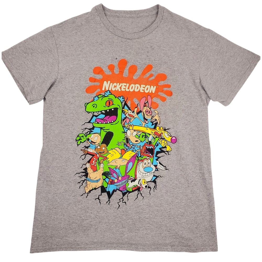 Delta Pro M 90s Nickelodeon Nicktoon Rugrats Catdog Real Cartoon T-Shirt Vintage